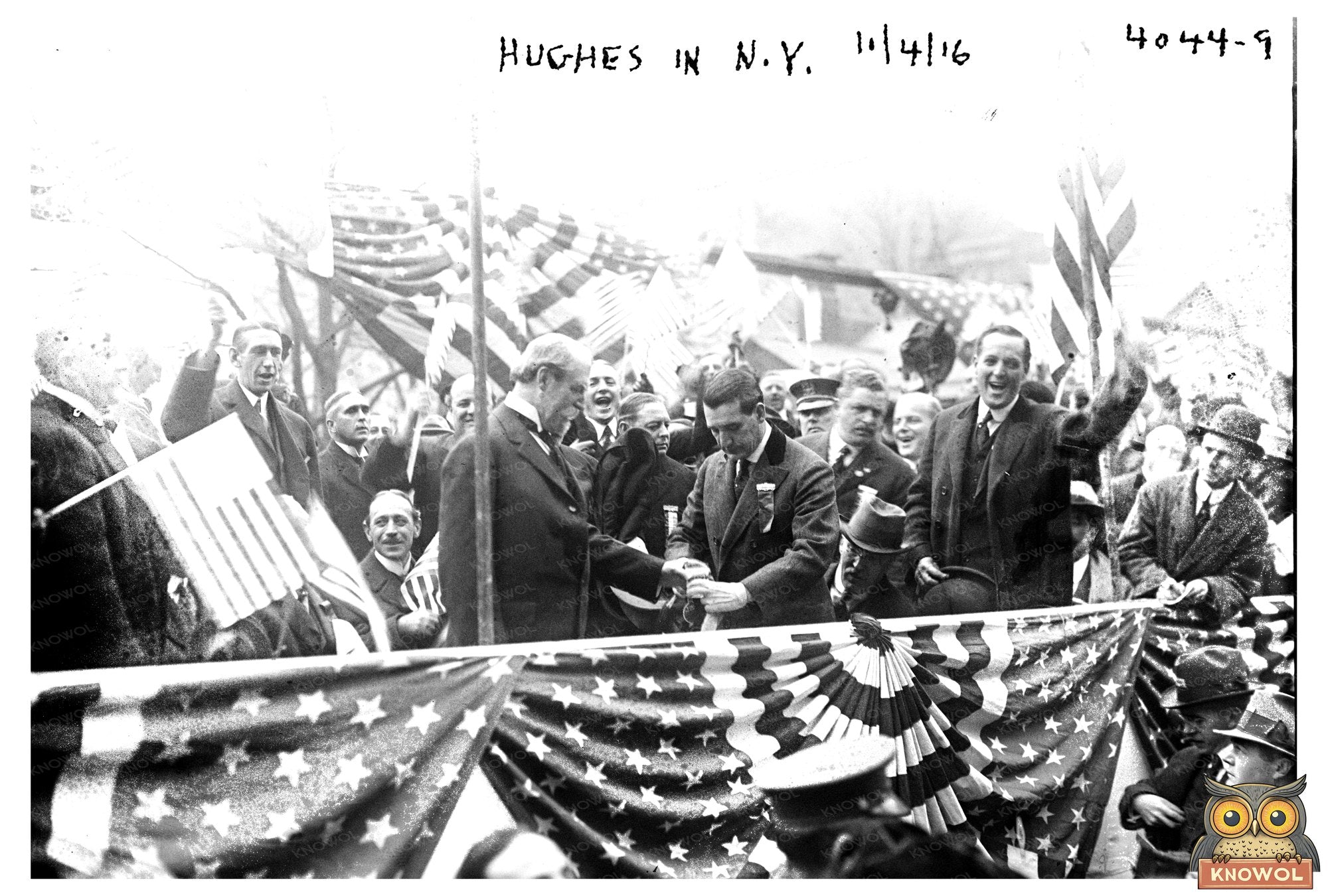 Historic 1916 NYC: Iconic Hughes Moment Captured