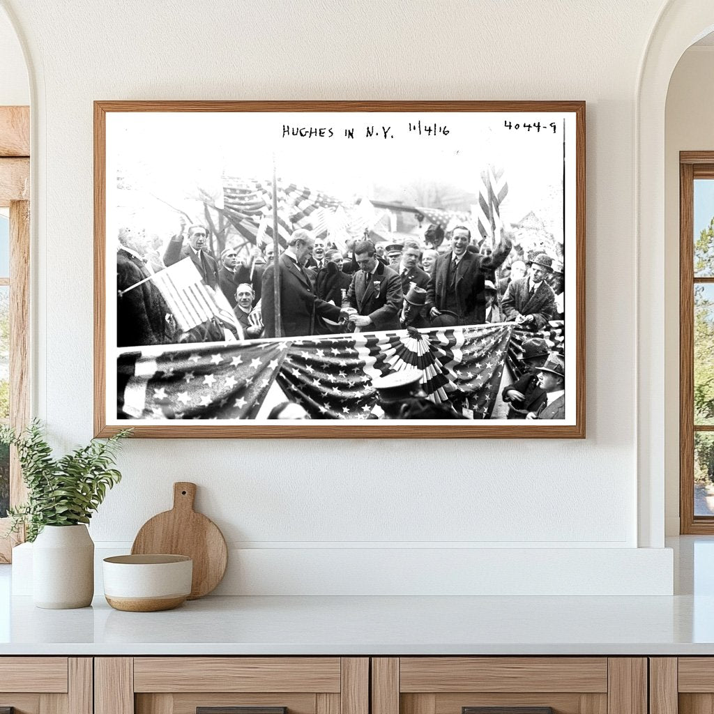 Historic 1916 NYC: Iconic Hughes Moment Captured