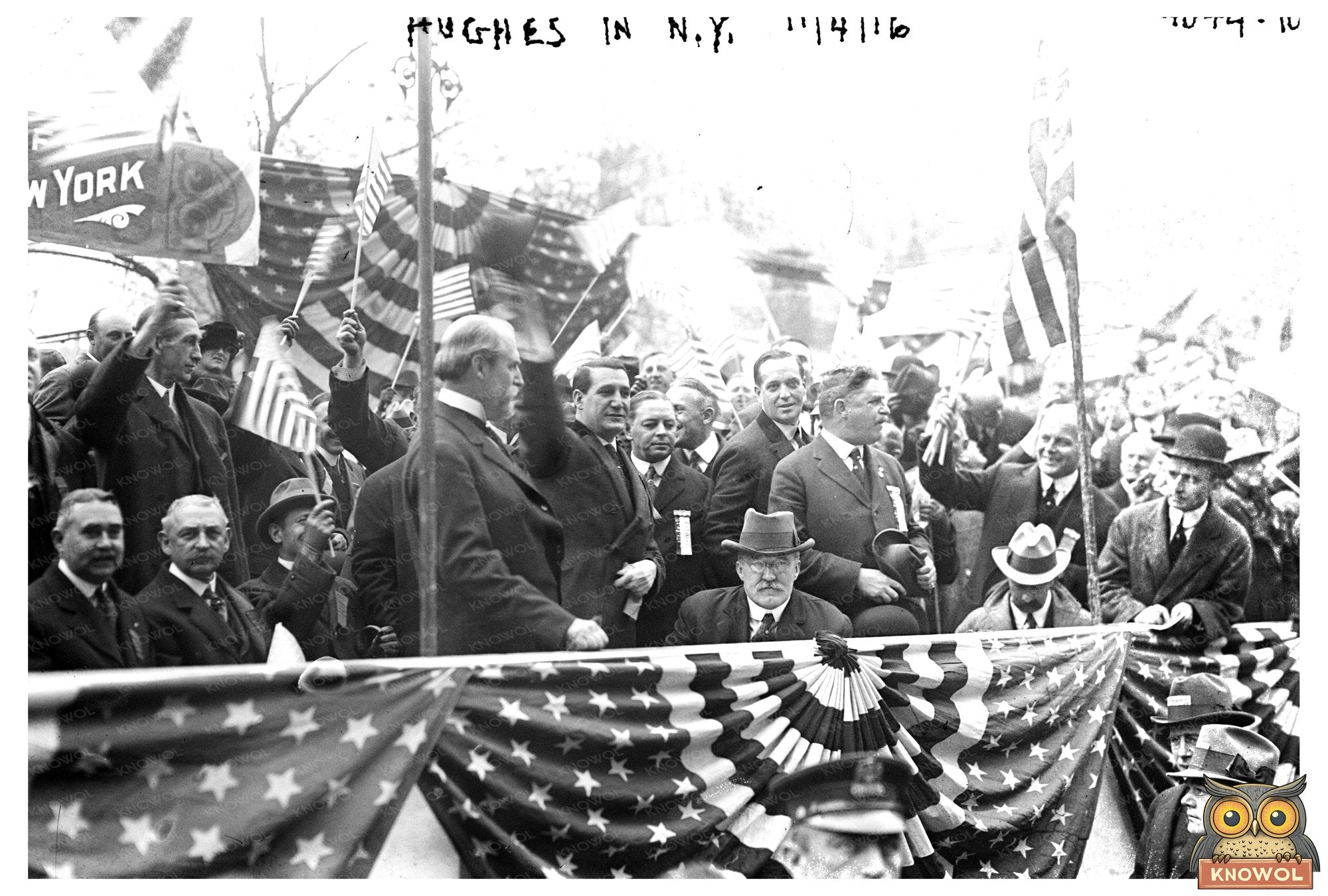 New York City Streetscape in November 1916