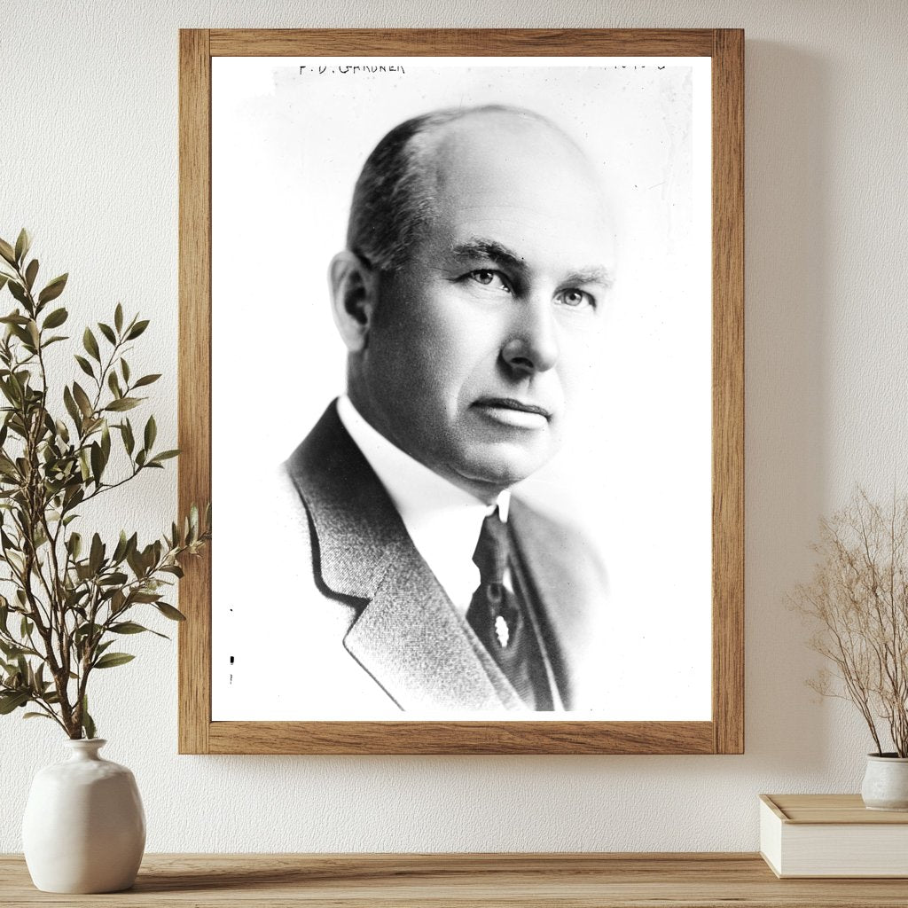 Historic F.D. Gardner Print, Vintage Art