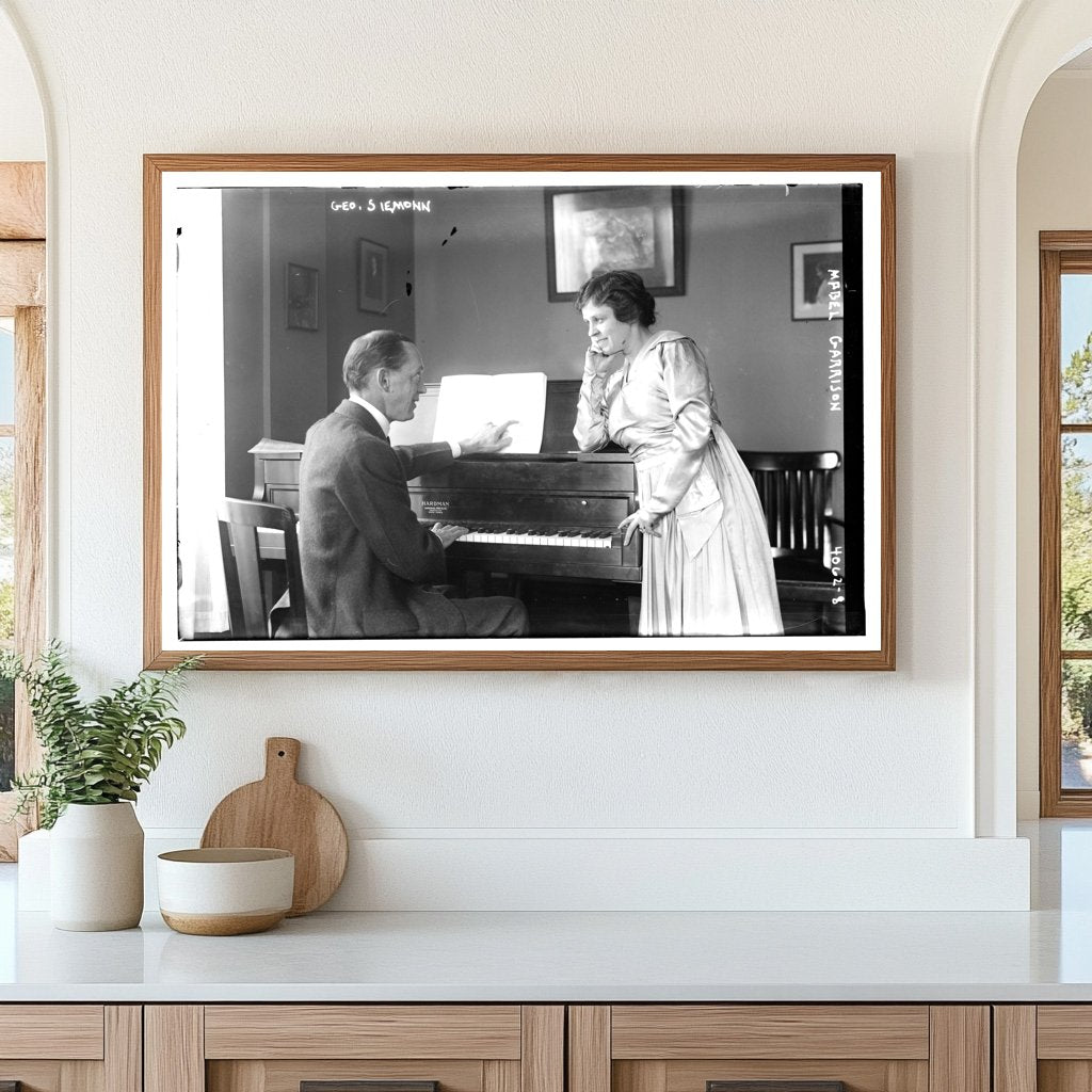 1920s Theatrical Duo: Geo Siemonn & Mabel Garrison