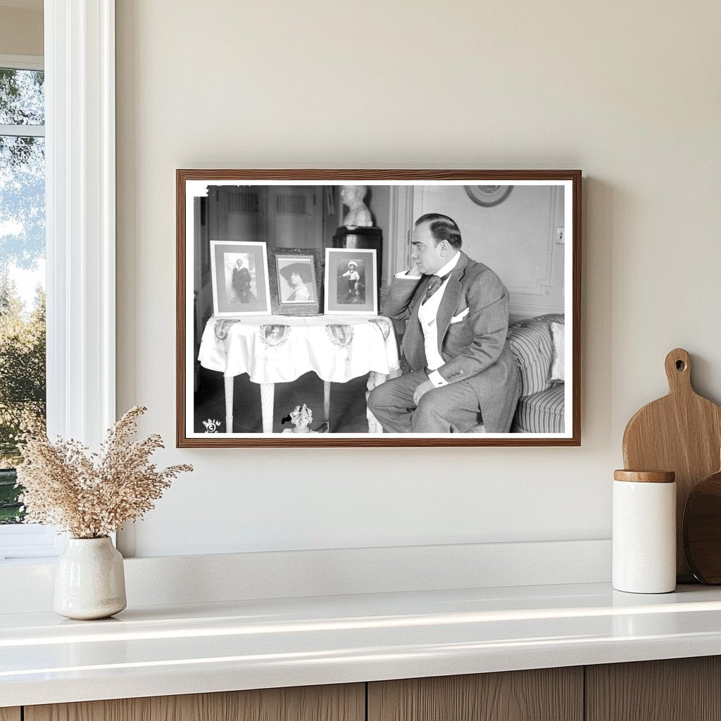 Timeless Portrait of Legendary Tenor Enrico Caruso