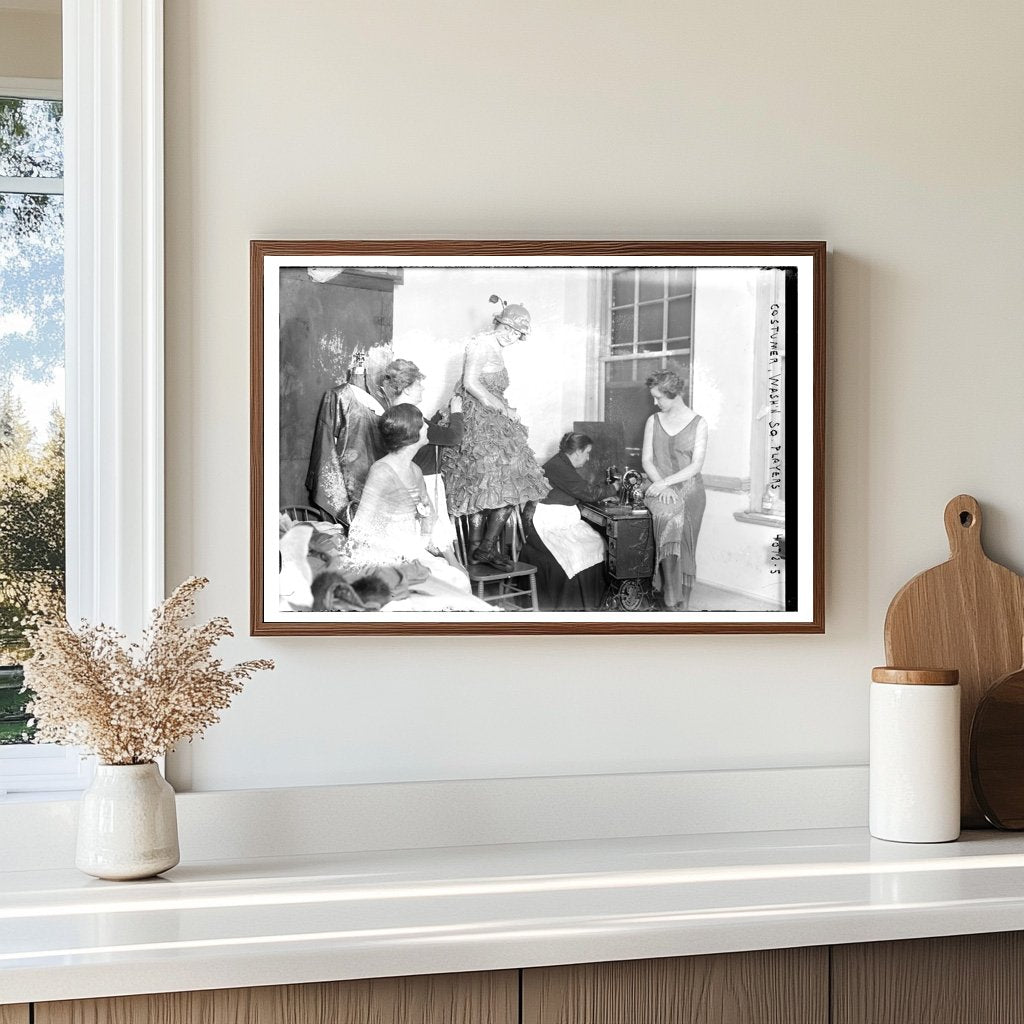 1916 Vintage Photo of Washington Square Theater Costumer