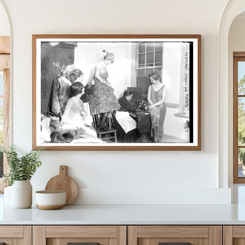 1916 Vintage Photo of Washington Square Theater Costumer