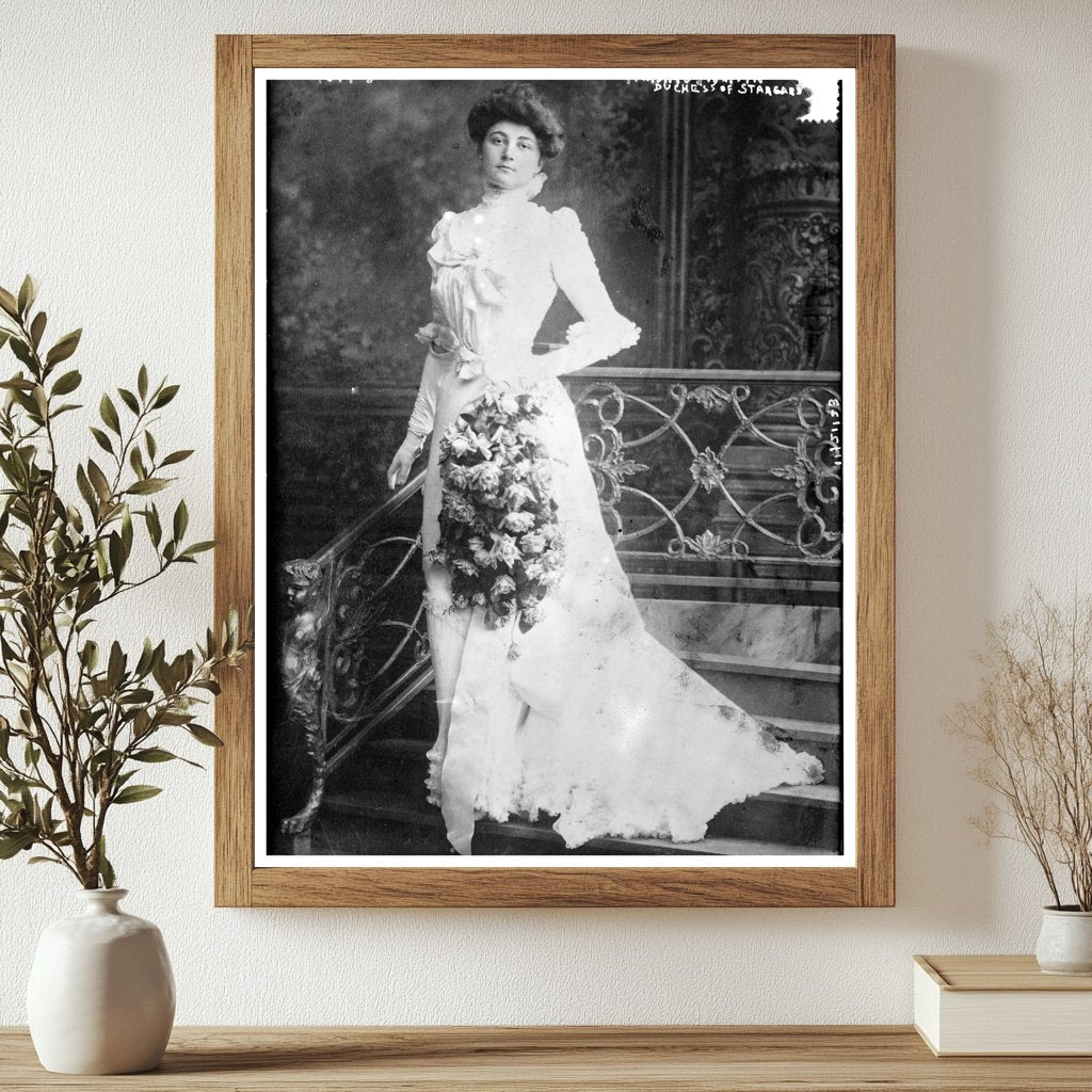 Historic Duchess of Stargard Print, Vintage Art