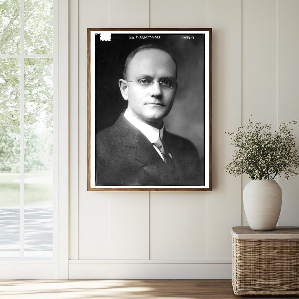 Historic Geo. F. Argetsinger Print, Vintage Art