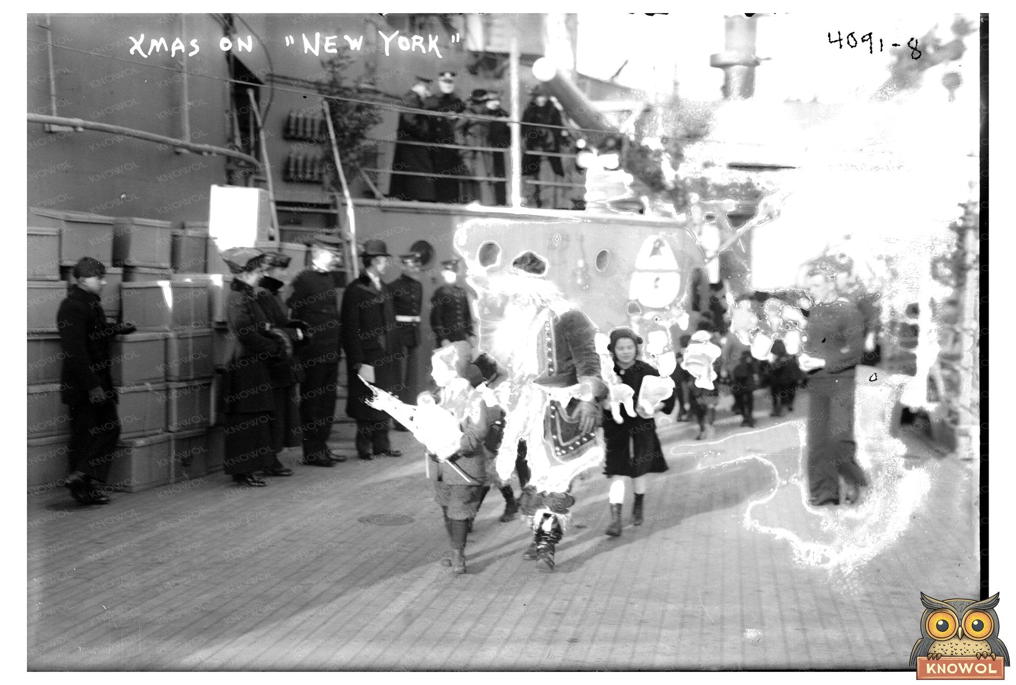 Vintage NYC Christmas Scene: 1915-1920 Celebrations