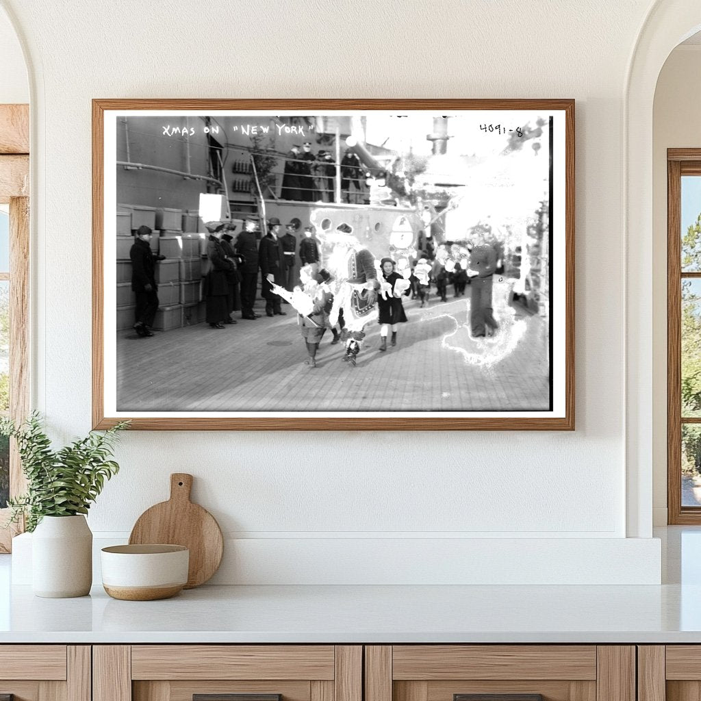 Vintage NYC Christmas Scene: 1915-1920 Celebrations