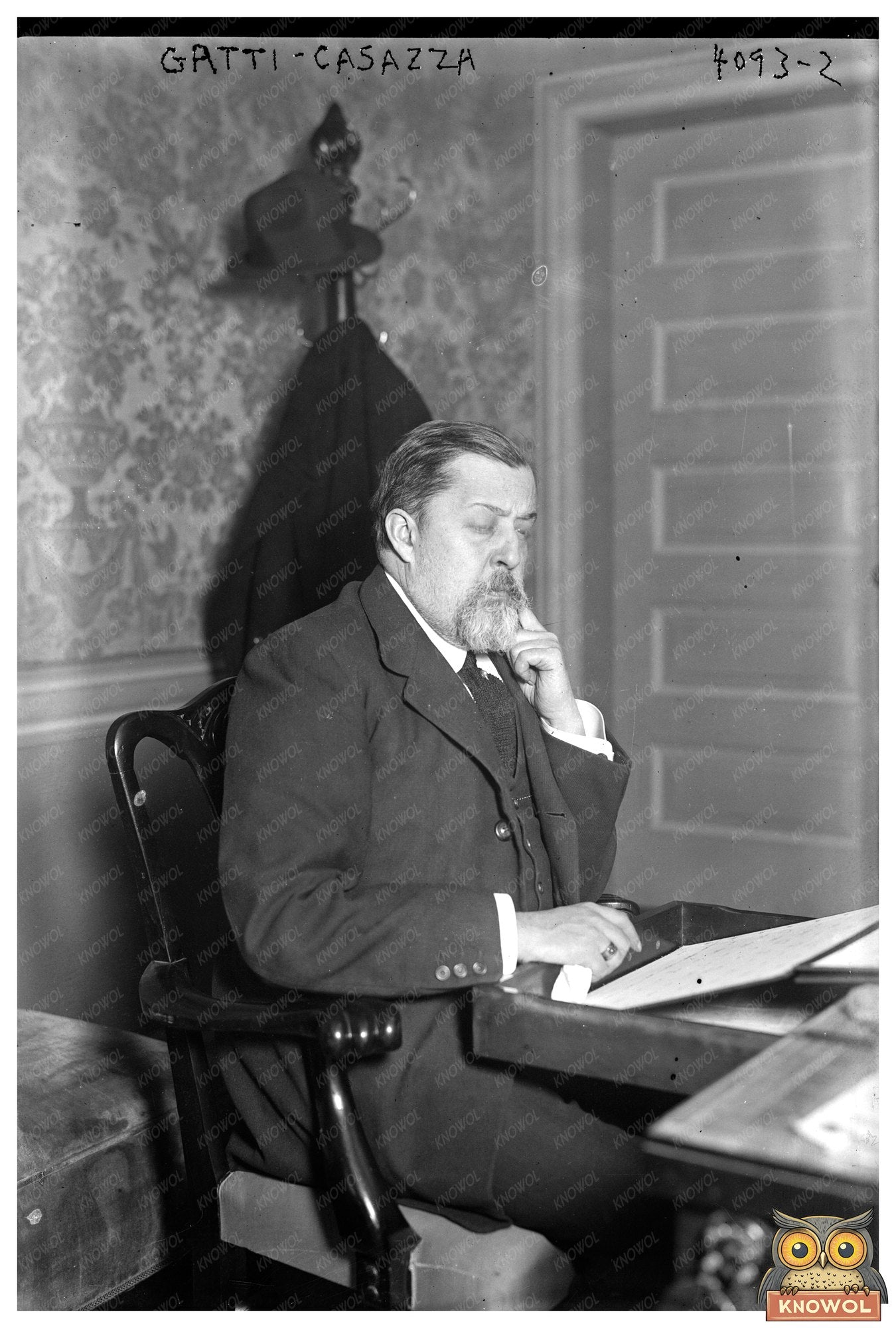 Prominent Opera Impresario, Gatti-Casazza, 1916