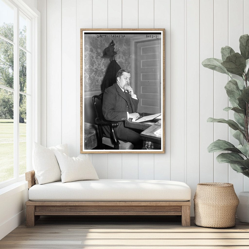 Prominent Opera Impresario, Gatti-Casazza, 1916