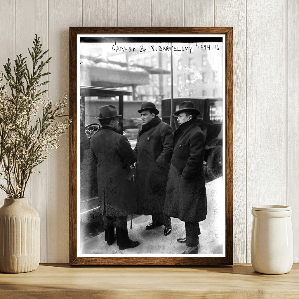 Enrico Caruso in Allure: A Vintage Duet (1915-1920)