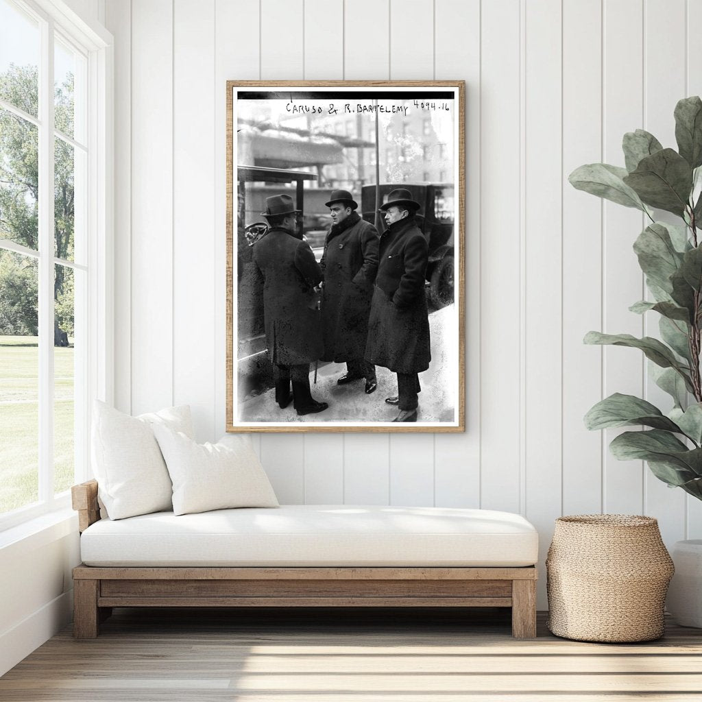 Enrico Caruso in Allure: A Vintage Duet (1915-1920)