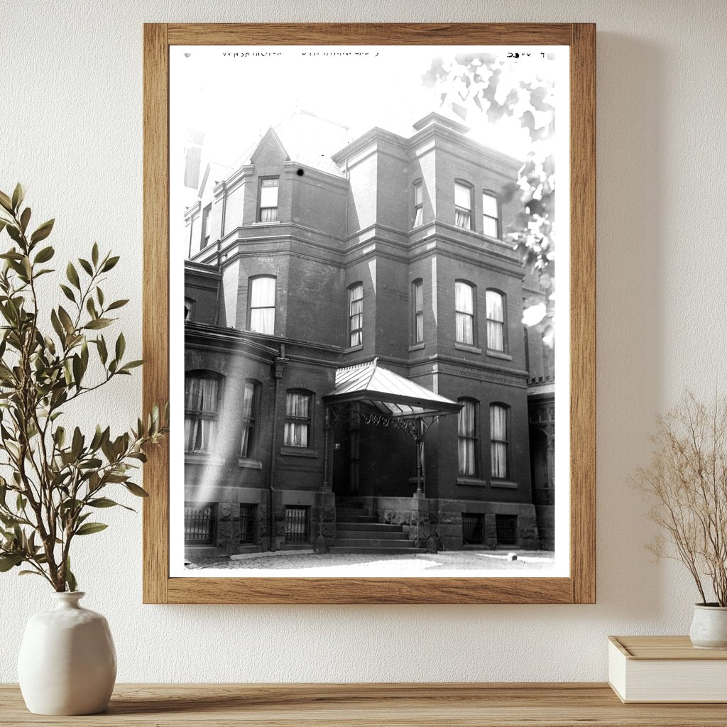 Historic Washington -- J.H. Hammond's Print, Vintage Art