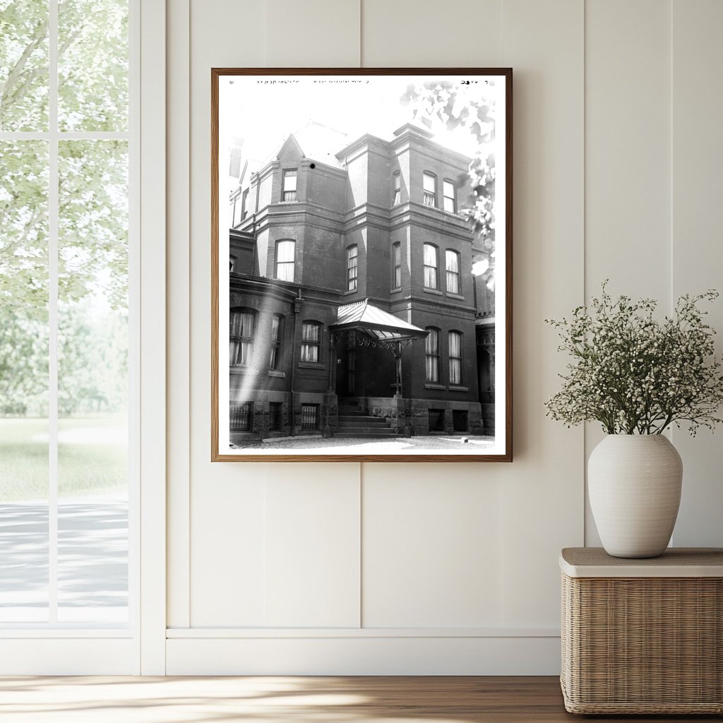 Historic Washington -- J.H. Hammond's Print, Vintage Art