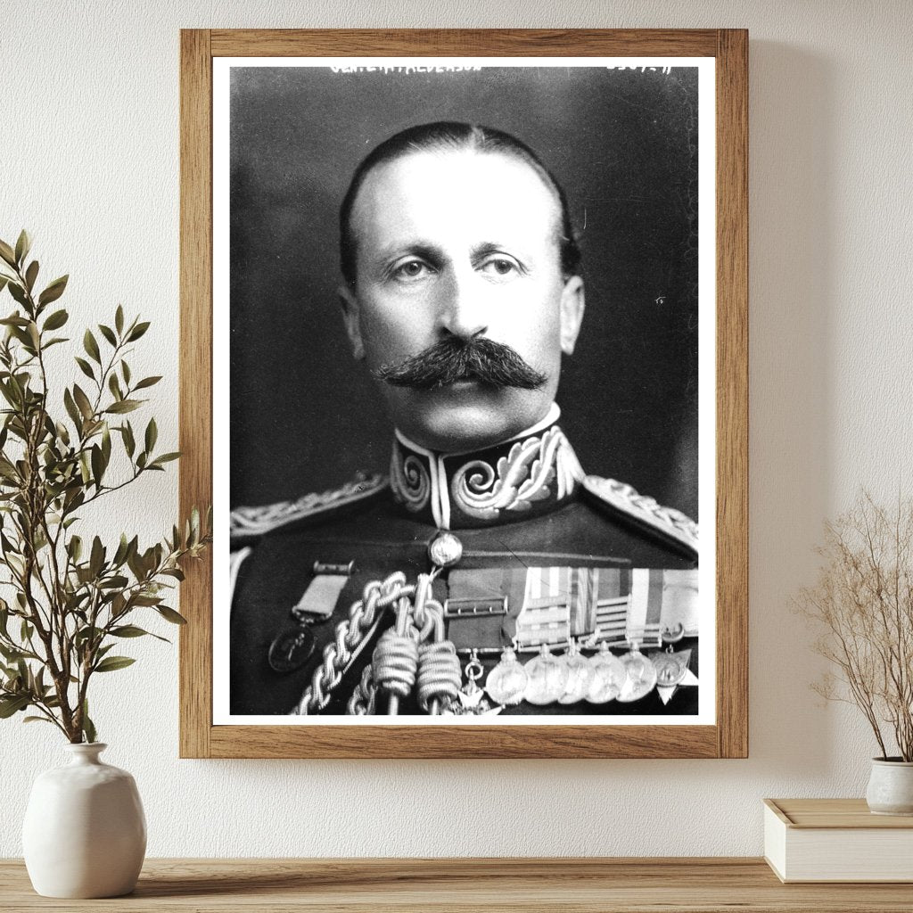 Historic Gen. E.A. Alderson Print, Vintage Art