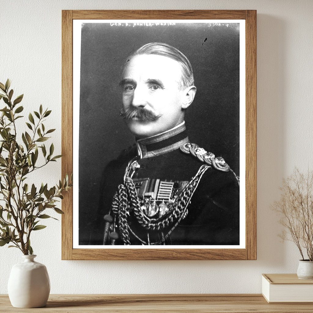 Historic Gen. A. Hunter-Weston Print, Vintage Art