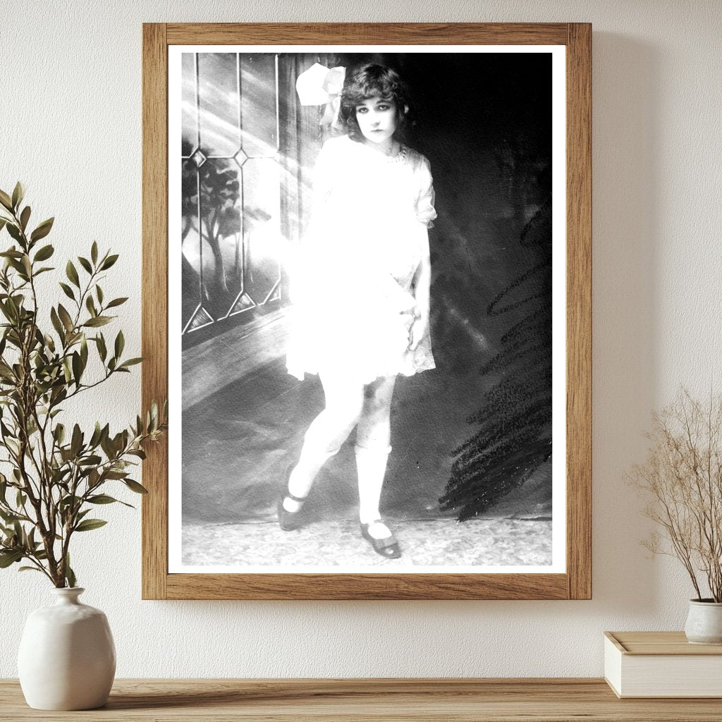 Historic Mrs. Charlotte Davies Print, Vintage Art