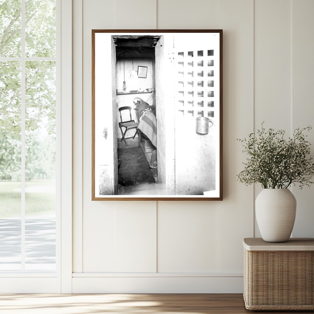 Historic Sing Sing -- prison cell Print, Vintage Art