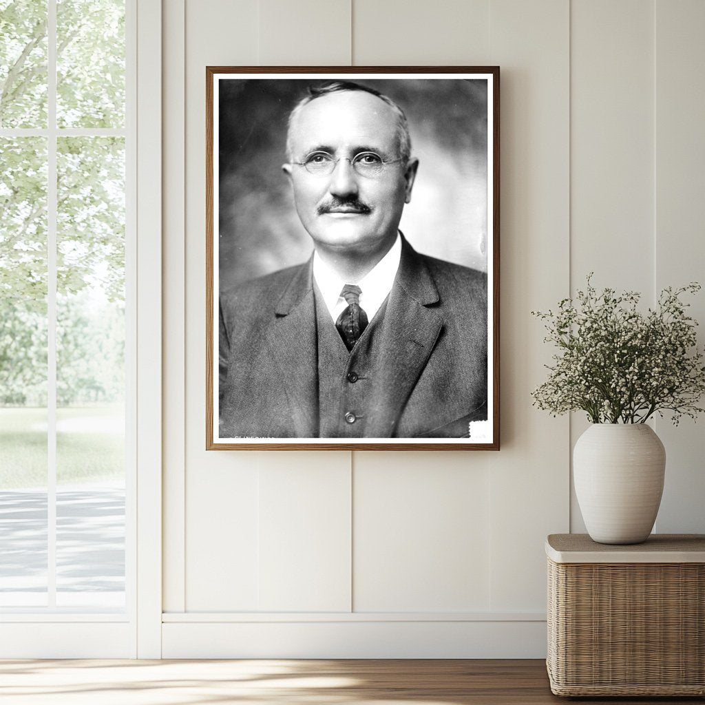 Historic Col. Wm. L. Sibert Print, Vintage Art