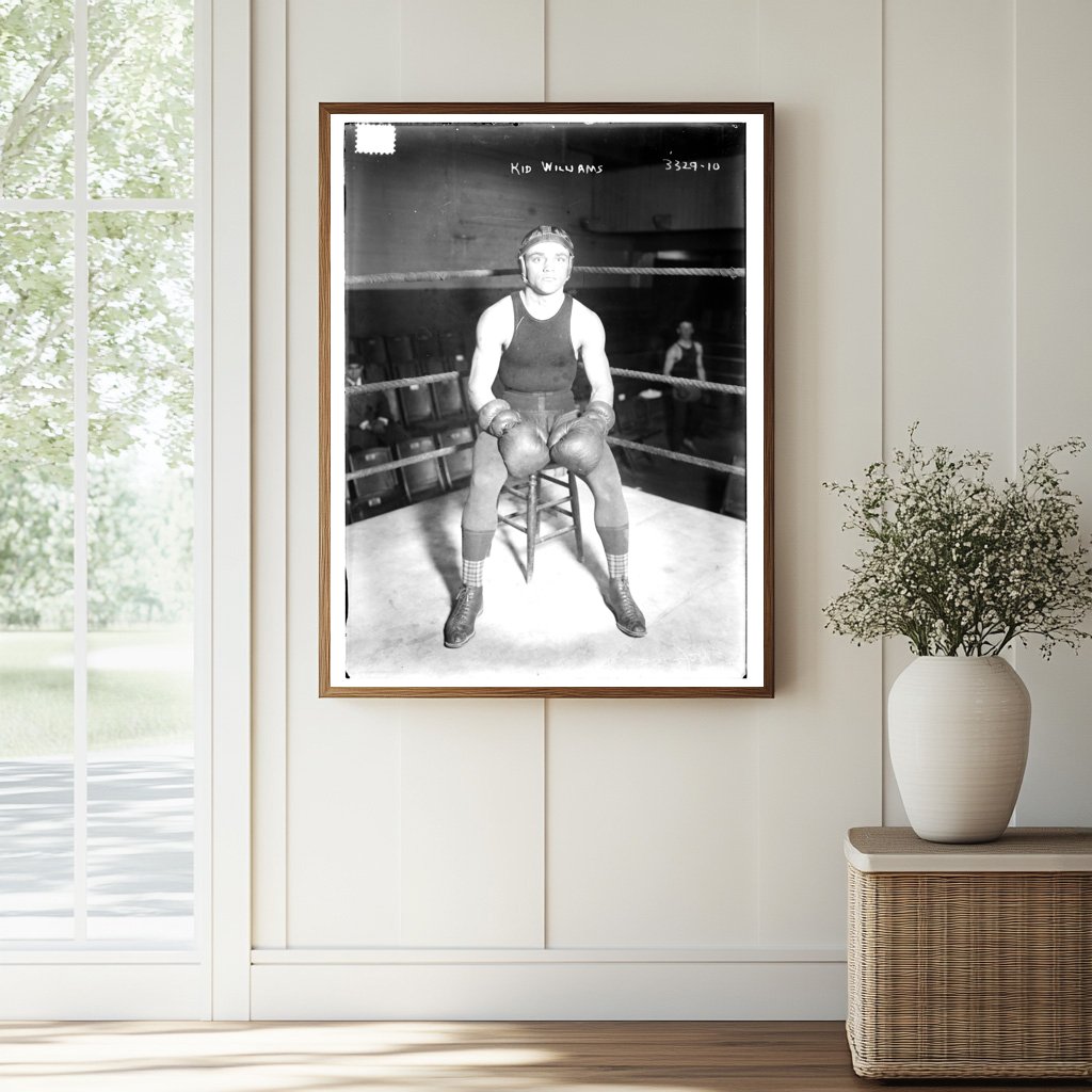 Historic Kid Williams Print, Vintage Art