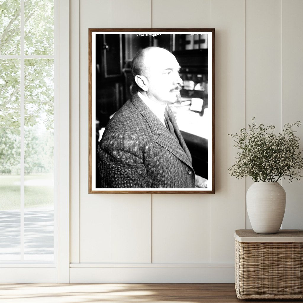Historic Chas. A. Perkins Print, Vintage Art