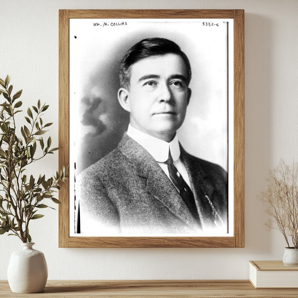 Historic Wm. M. Collins Print, Vintage Art