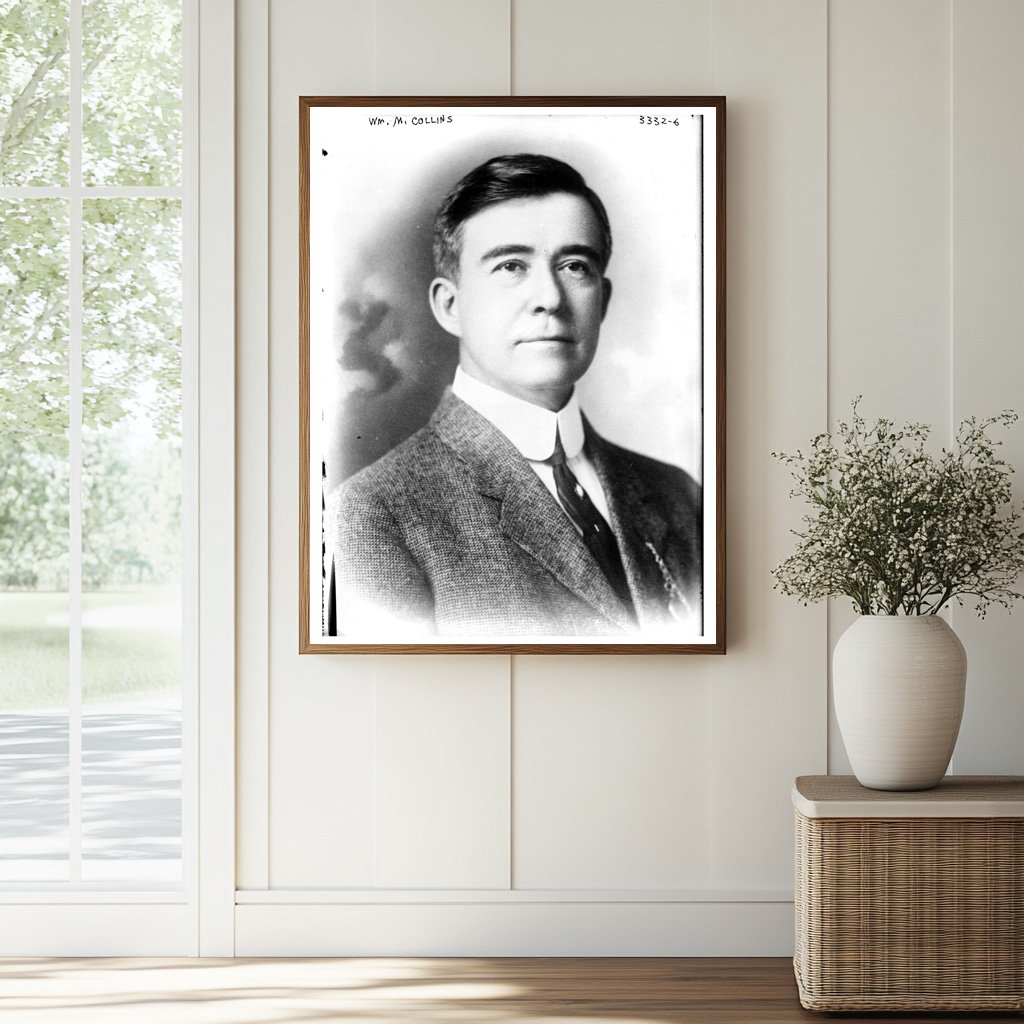 Historic Wm. M. Collins Print, Vintage Art
