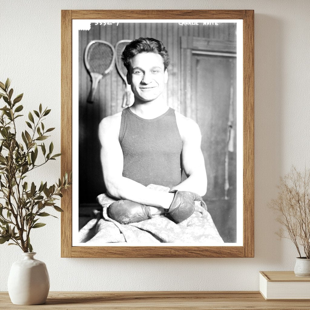 Historic Charlie White Print, Vintage Art