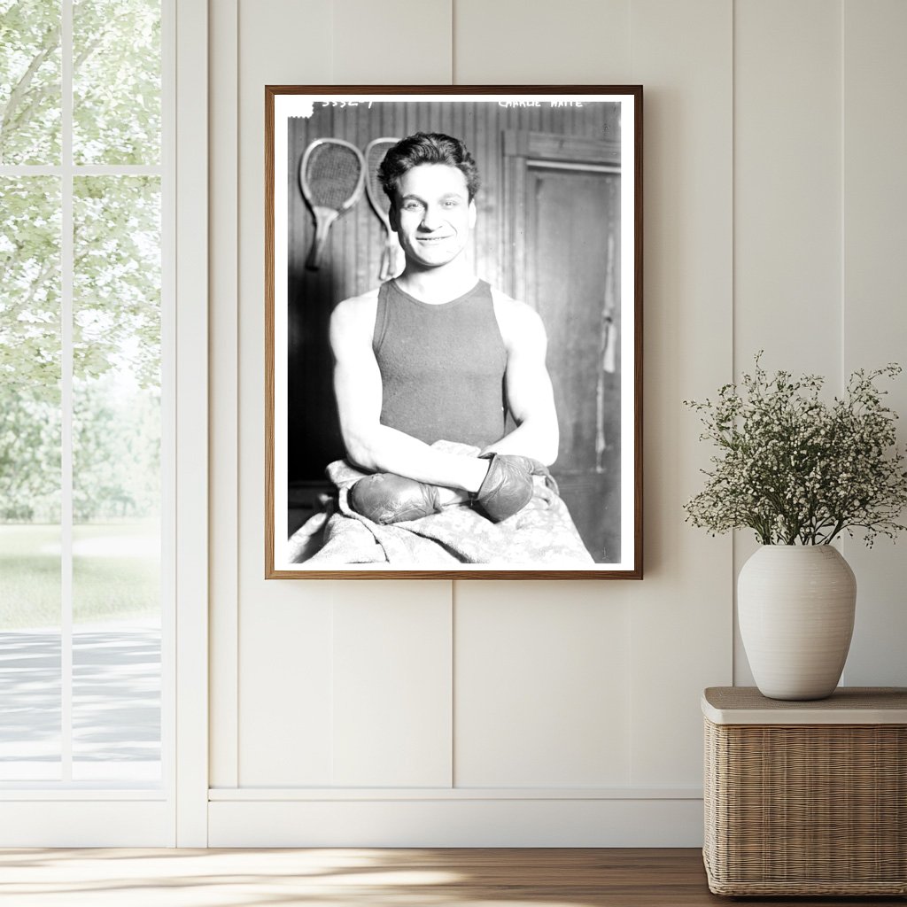 Historic Charlie White Print, Vintage Art