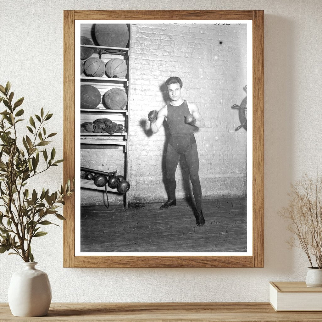Historic Charlie White Print, Vintage Art