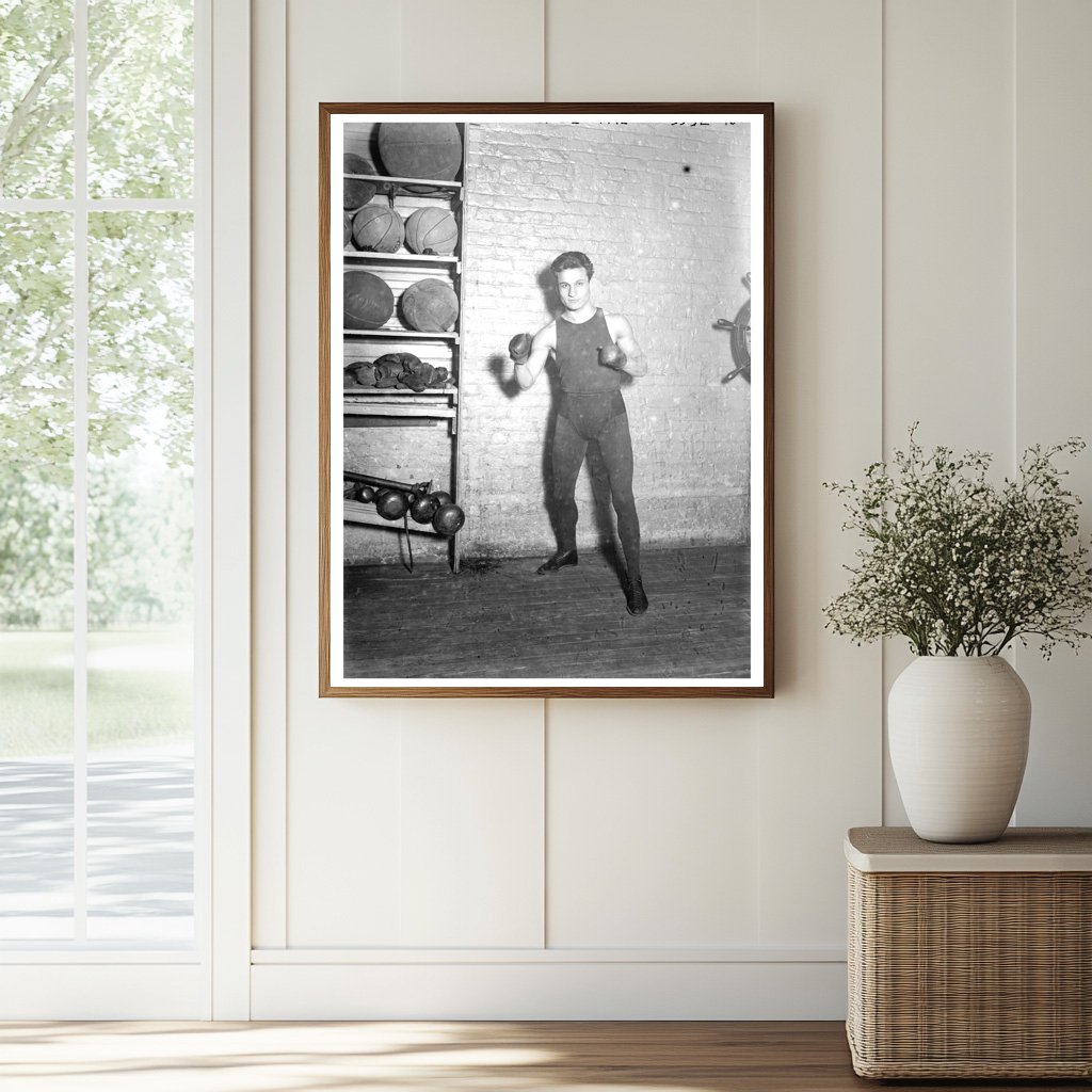 Historic Charlie White Print, Vintage Art