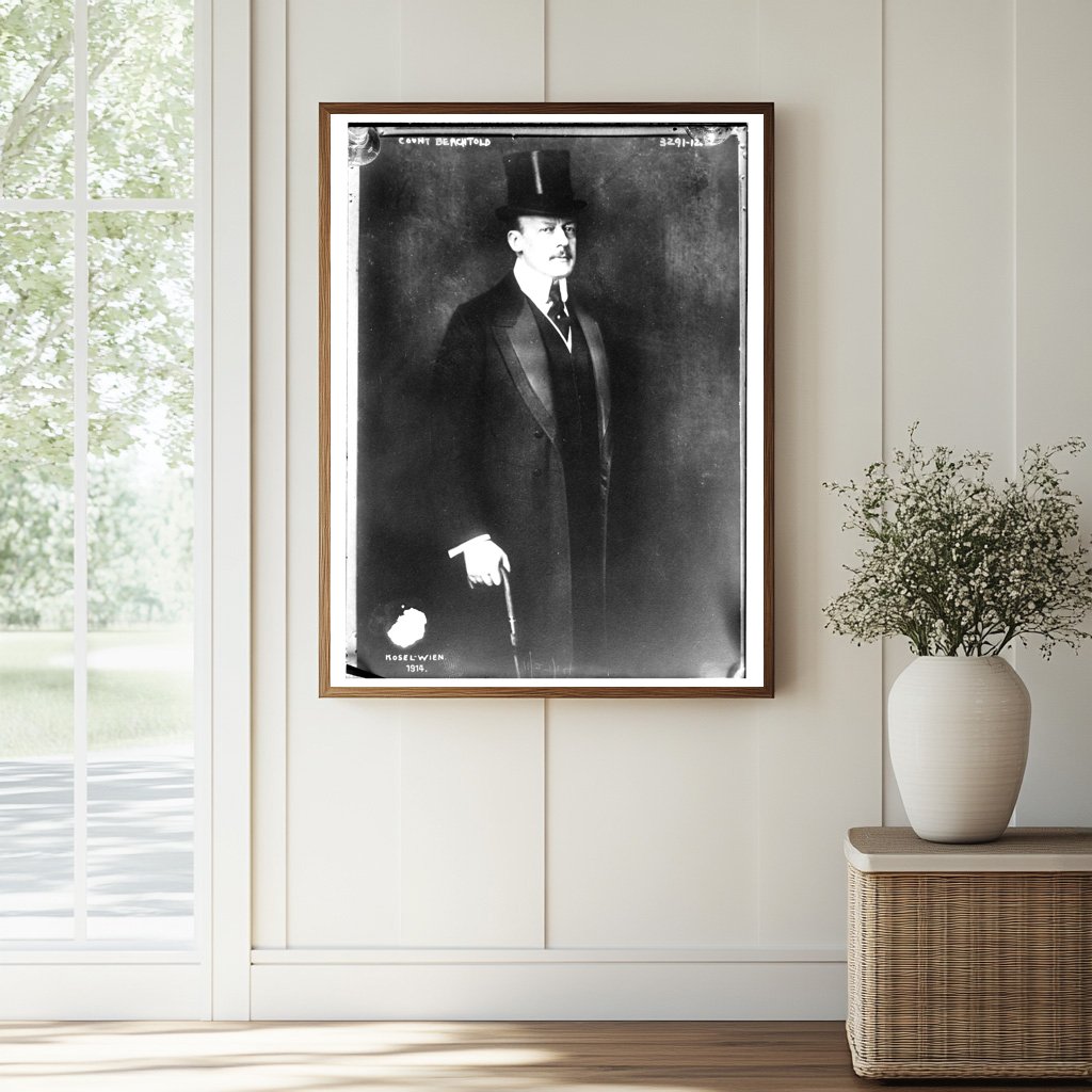 Historic Count Berchtold Print, Vintage Art