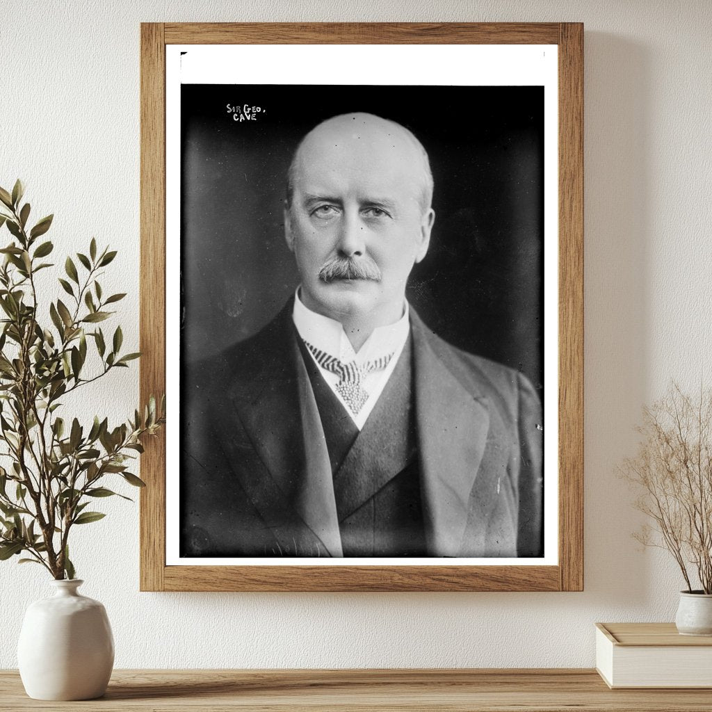 Historic Sir Geo. Cave Print, Vintage Art