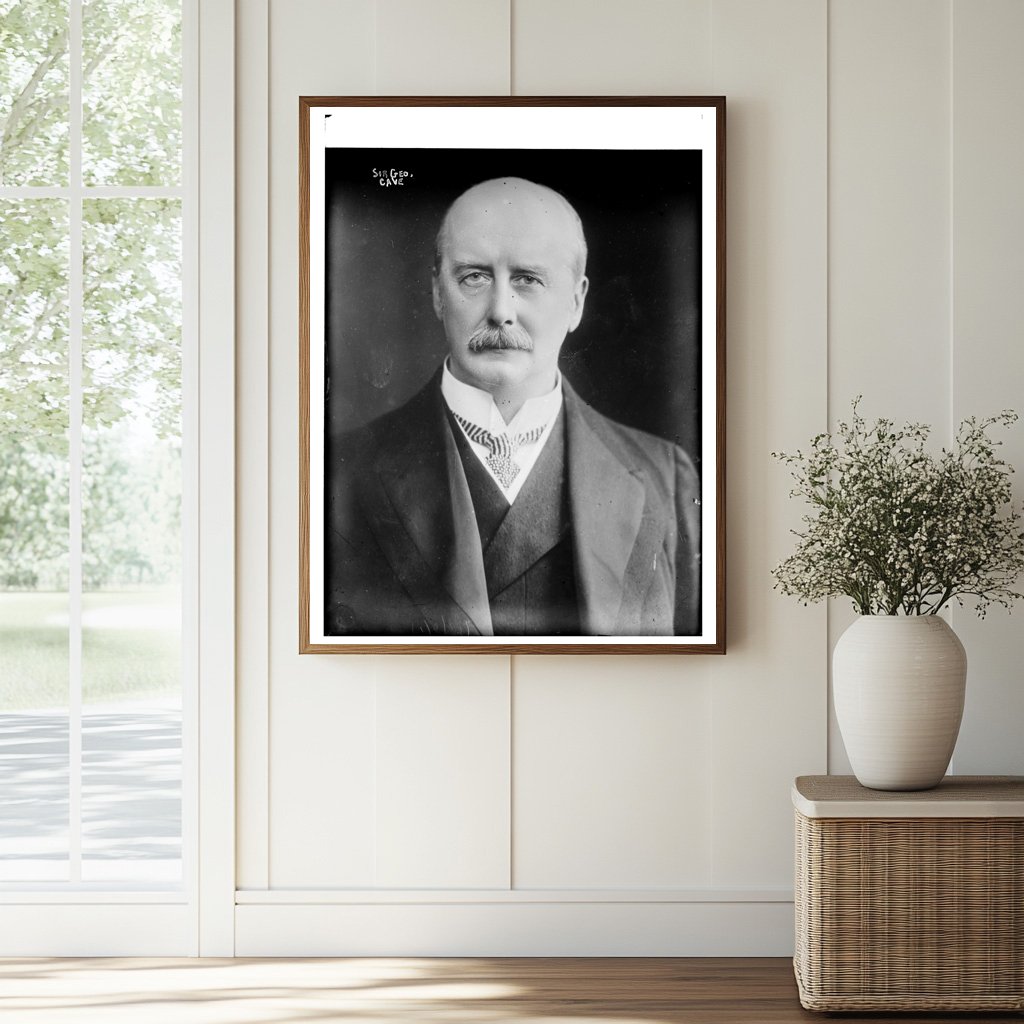 Historic Sir Geo. Cave Print, Vintage Art