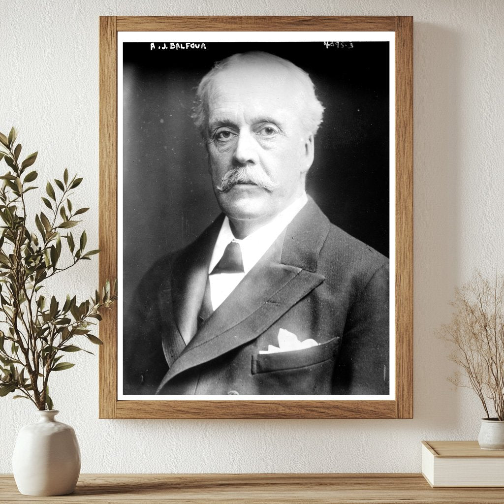 Historic A.J. Balfour Print, Vintage Art