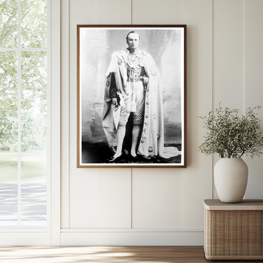 Historic Lord Curzon Print, Vintage Art