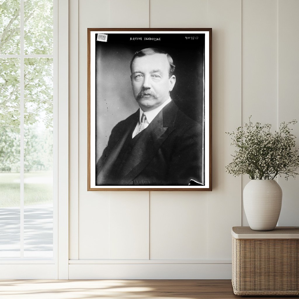Historic Arthur Henderson Print, Vintage Art
