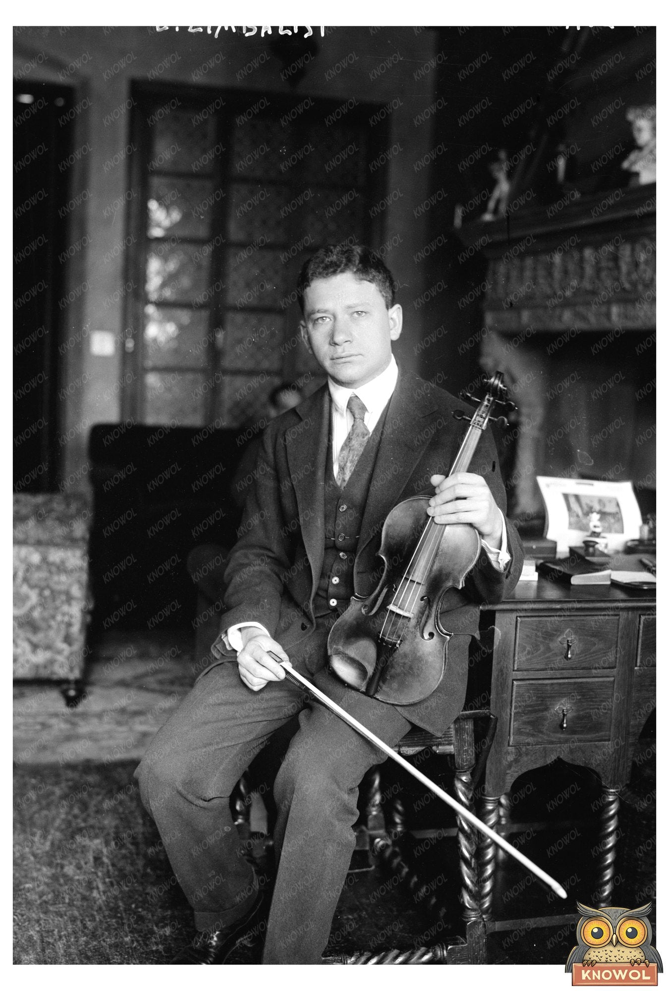 Master Violinist in Performance, March 1917