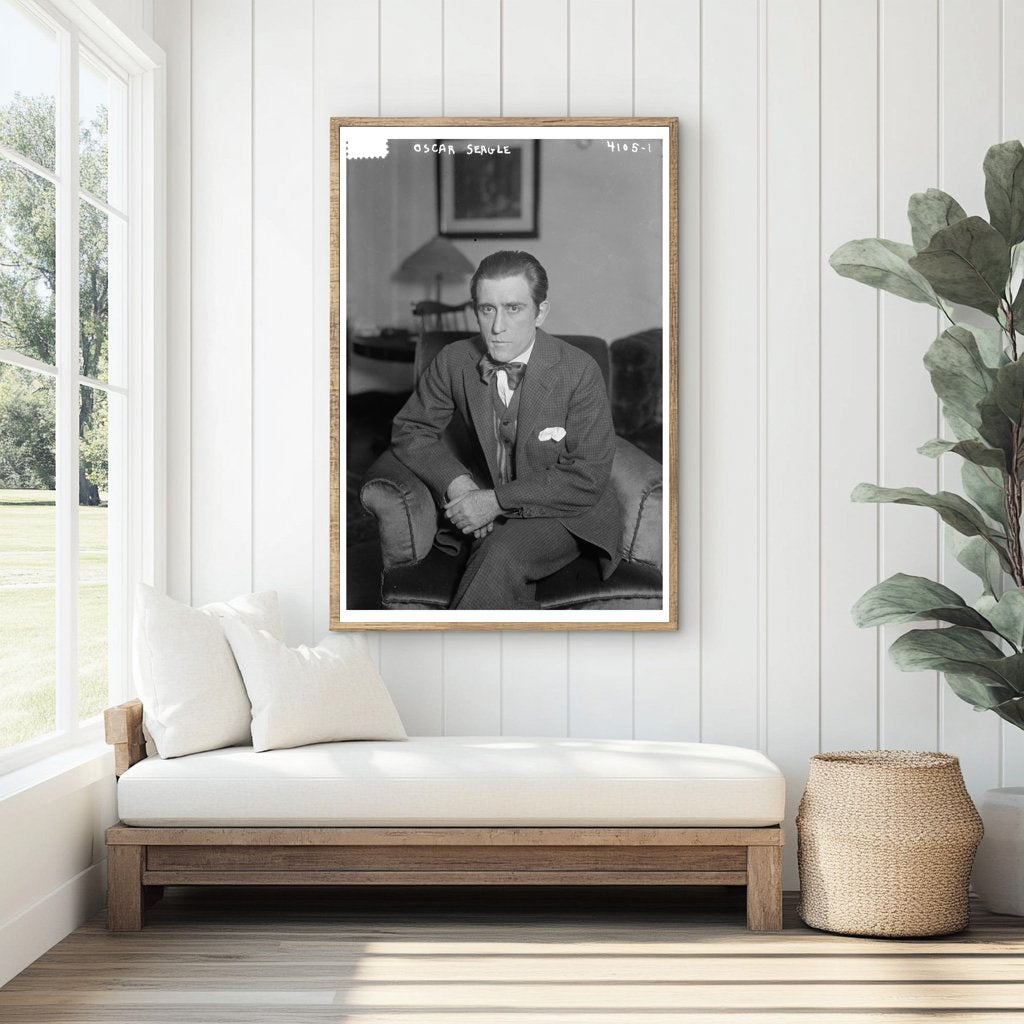 1917 Portrait of Oscar Seagle: Early American Opera Icon
