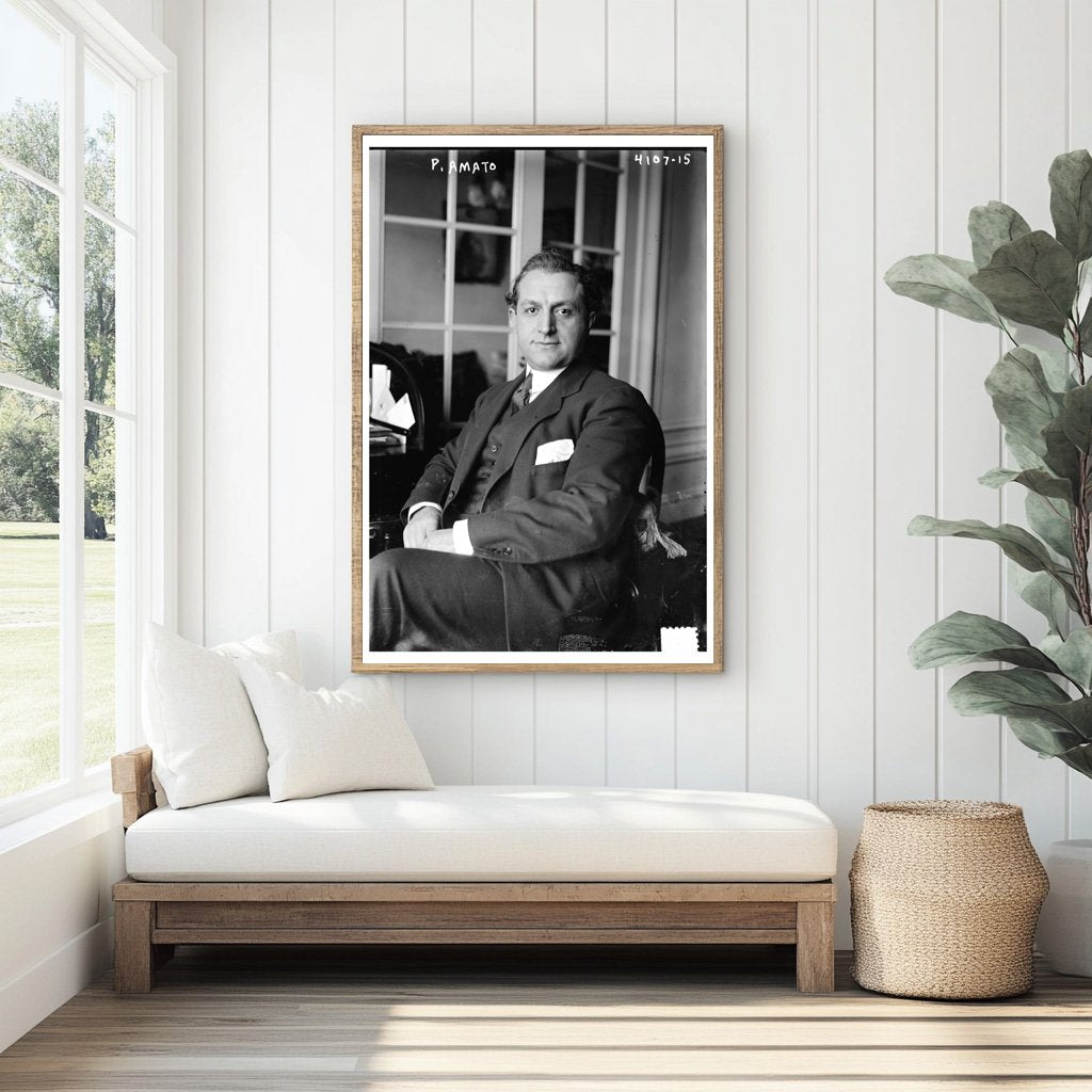 1917 Portrait of an Elusive Gentleman in Style