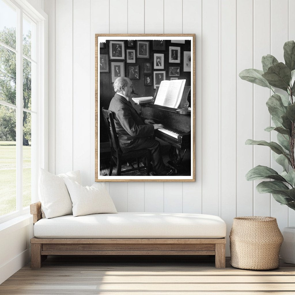 1917 Portrait of a Notable American Composer