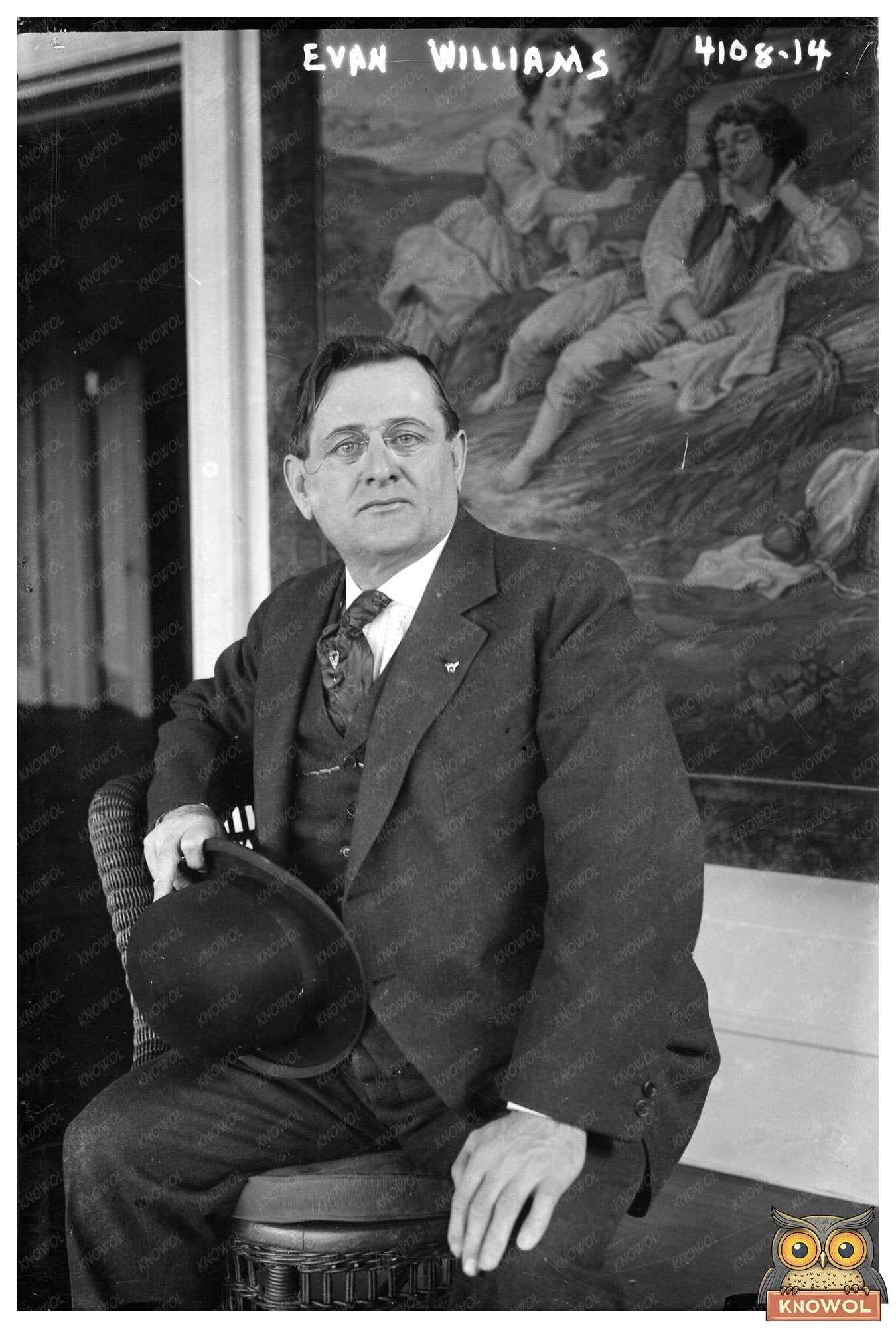 1917 Portrait of Influential Early 20th Century Leader