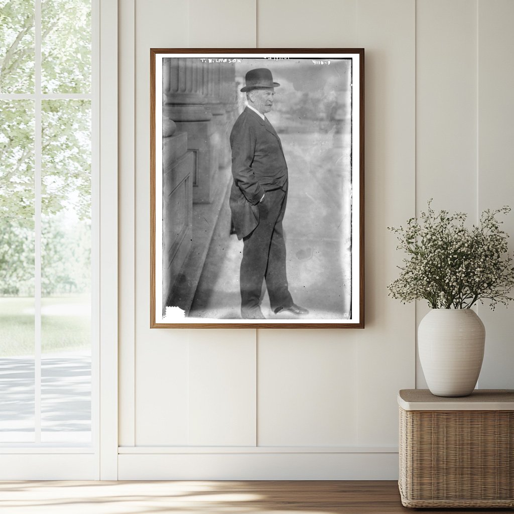Historic T.W. Lawson Print, Vintage Art