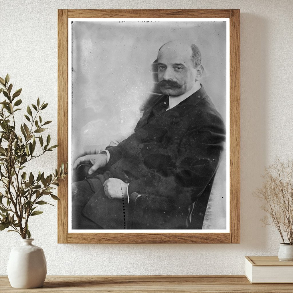 Historic Paul Warburg Print, Vintage Art