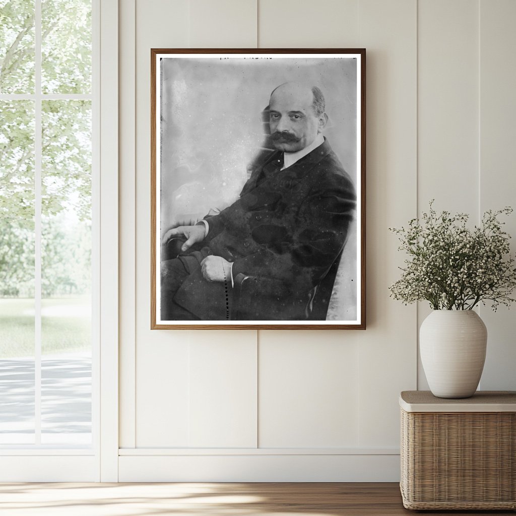 Historic Paul Warburg Print, Vintage Art