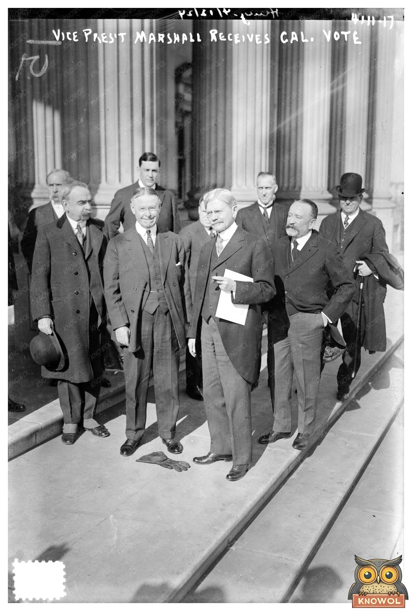 Historic 1917 Vote Reception by Vice President Marshall
