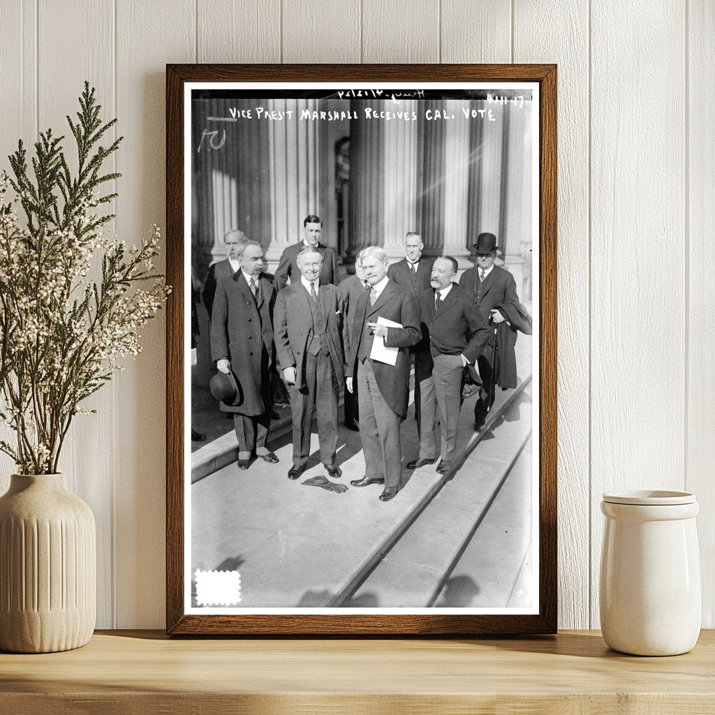 Historic 1917 Vote Reception by Vice President Marshall