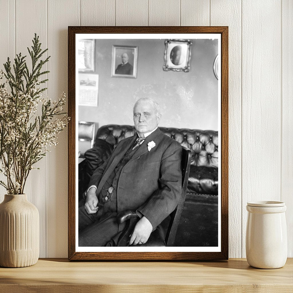 Vintage Portrait of Champ Clark, U.S. House Leader