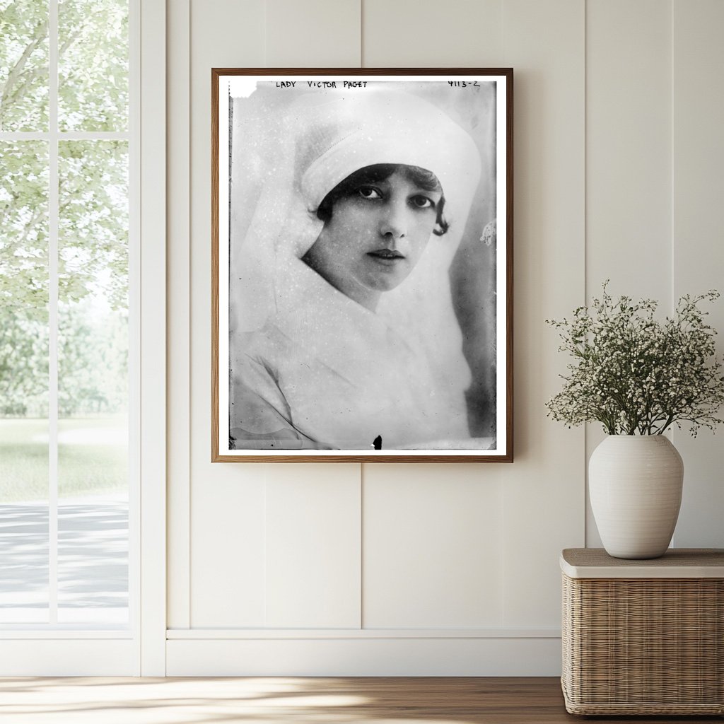 Historic Lady Victor Paget Print, Vintage Art