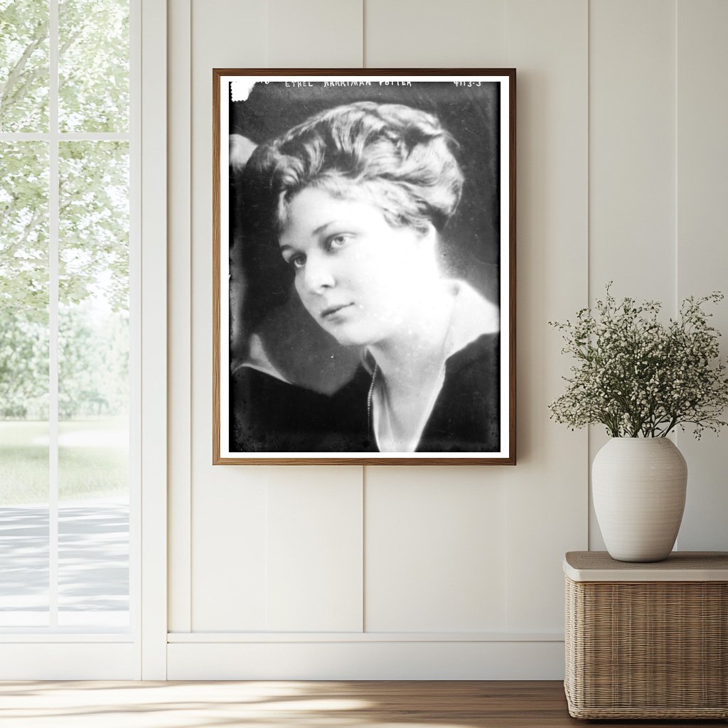 Historic Ethel Harriman Potter Print, Vintage Art
